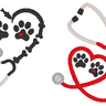 Stickdatei - Tierarzt Stethoskop Tierliebe thumbnail number 7