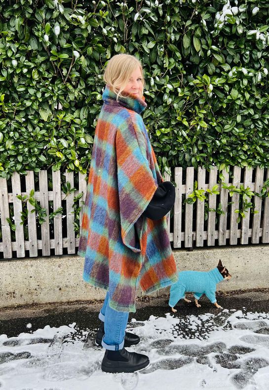 Oversize Poncho Cape HERA (S-M-L / 34-60)  image number 5