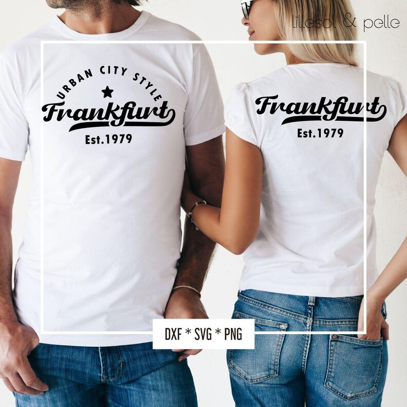 Plotterdatei Frankfurt Urban City Style image number 2