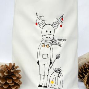 Stickdatei Elch Weihnachtselch SET