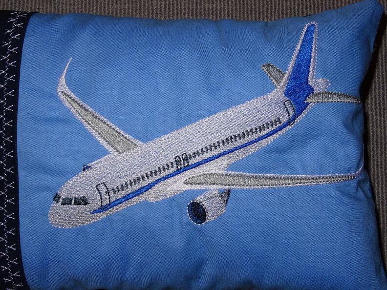 Flugzeug Stickdatei image number 4