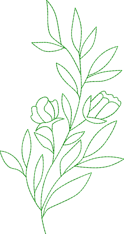 Stickdatei Blumenset "Eleganz" image number 5