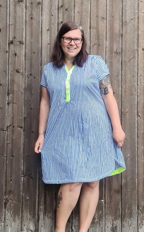 Blusenkleid CURIOLA (34-56) Longbluse Schnittmuster image number 8