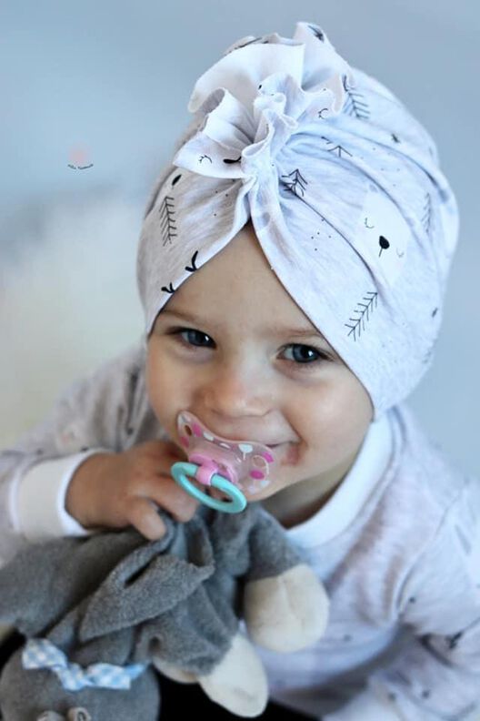 Turban Fiori 39-60 FunkelRosa image number 3