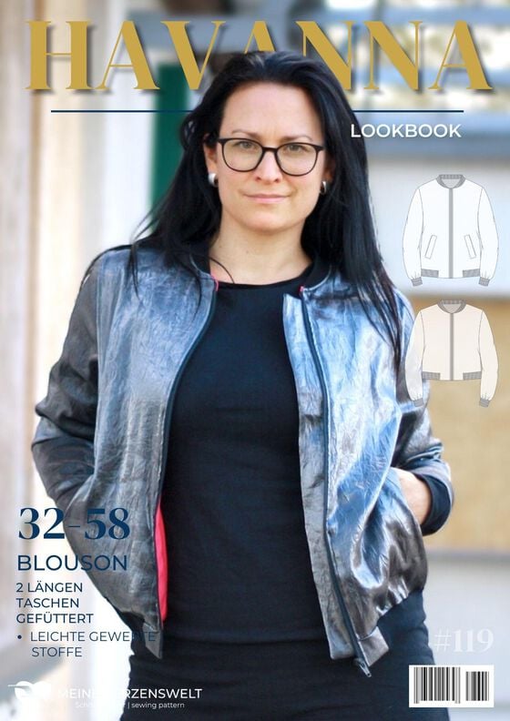 Blouson Damen – Schnittmuster Gr. 32-58 – Havanna #119 image number 4