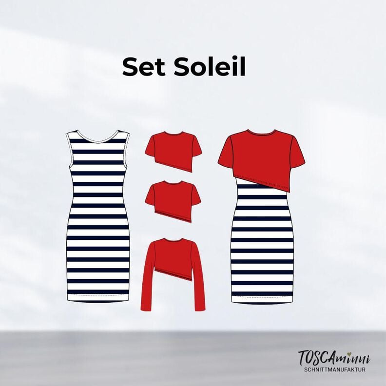 Schnittmuster(Set) Soleil - Kleid + Shirt Größe 34-54 image number 10