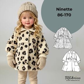 Kindermantel Ninette Gr. 86-170 Schnittmuster 