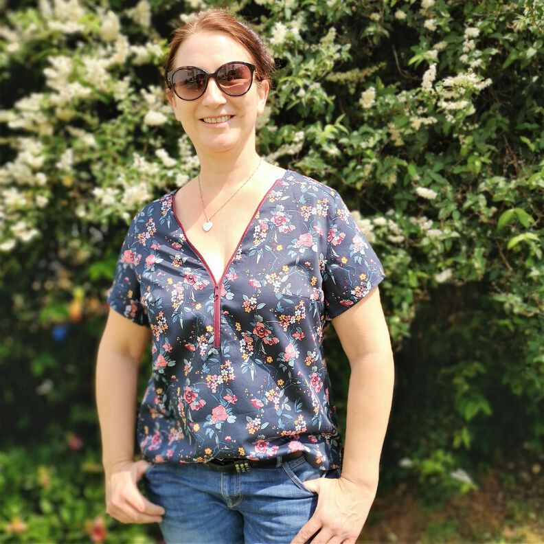 Bluse PETITE ROSANNE Gr. 34-50 PDF-Schnitt A4 + A0 image number 3