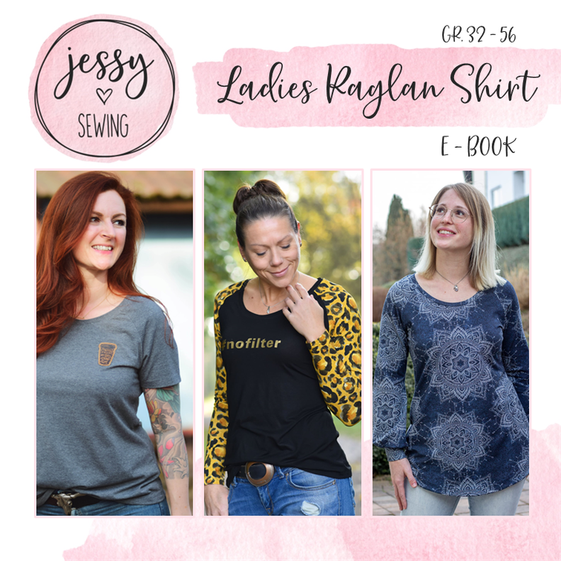 *Ladies Raglan Shirt* Raglan Basic Shirt runder Saum image number 1