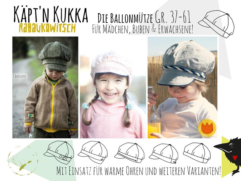 Käpt'n Kukka Ballonmütze Michelmütze KU 37-61 image number 1