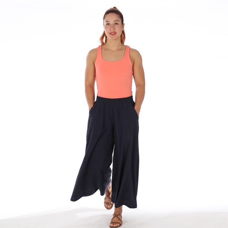 FRAU ORLA - weite Hose mit Gummibund  XS-XXL image number 3