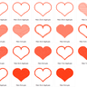 Herz Liebe Stickdatei gefüllt , Appli , doodle Button thumbnail number 6
