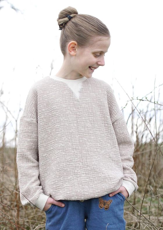Oversized Sweater Surf  Gr. 128-170, Musselin, inkl. A0 image number 9