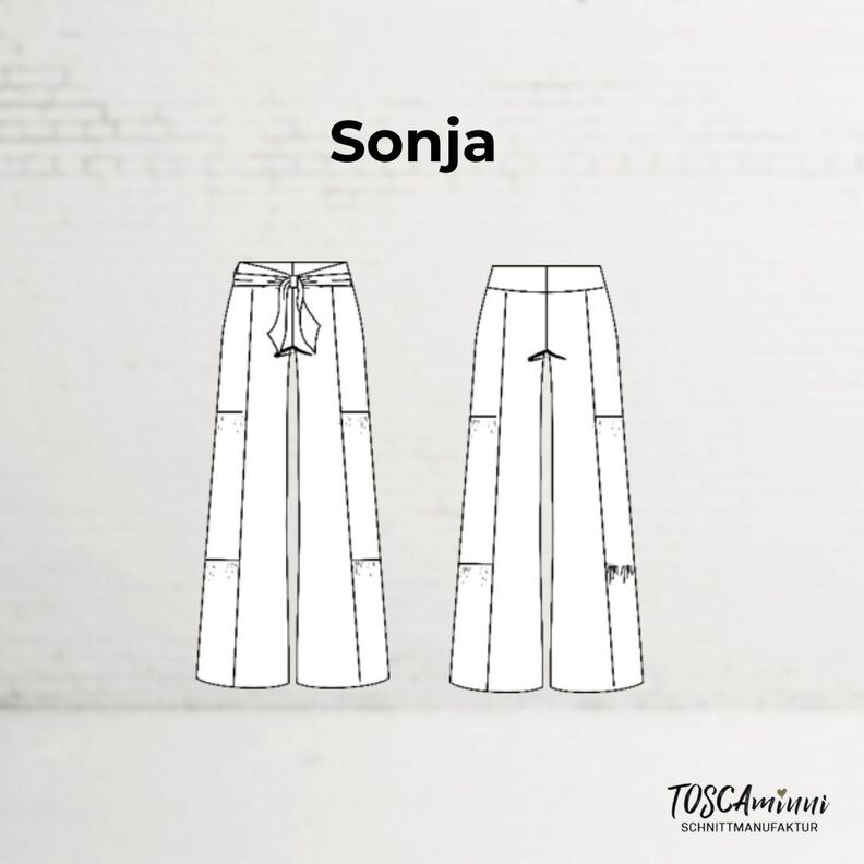 Schnittmuster Musselinhose Sonja Gr. 34-54 | Beamerdatei image number 10