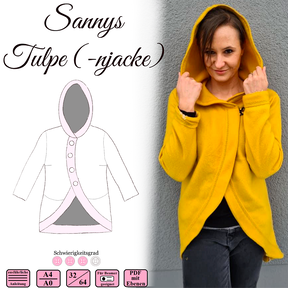 Sannys Tulpe (-njacke)- Gr 32-64 - EBook und Nähanleitung