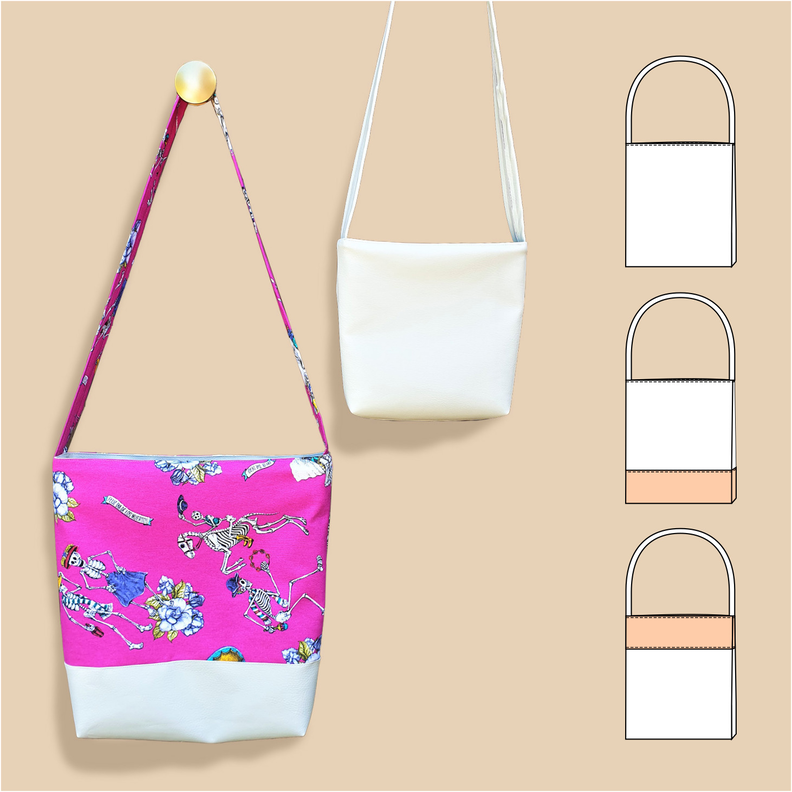 Tasche Mareike – 2 Größen und 3 Modelle Anfängerfreundlich image number 1