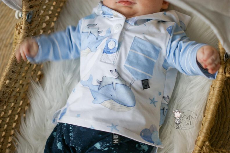 SHIRT "LASSE" - Mini (50-104) - Schnittmuster und Anleitung image number 3