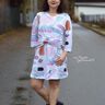 Jersey Kleid mit Knoten-Gürtel A-Linie SIMPUL ♥ Gr. XS-XXL thumbnail number 5
