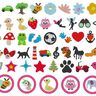 2cm Minis jeweils mit 3cm Button 54 Motive Stickdatei thumbnail number 9