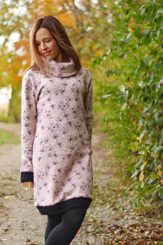 Kleid / Pullover Thyra Nähanleitung 2 Kragen Gr. 58-46 image number 7