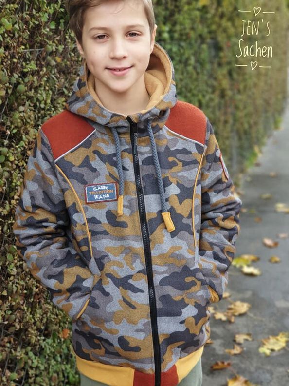 Steppweste/Jacke Teens Schnittmuster Gr. 134-176 - NUKA #34 image number 8