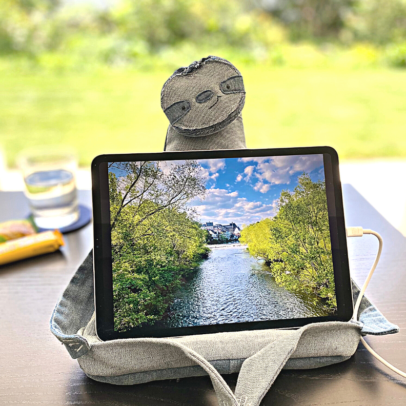 Tabletkissen Faultier , Buchkissen, ipad Kissen image number 4