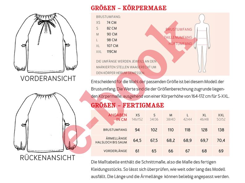 FRAU KRISSI - Bluse mit gekräuseltem Ausschnitt  XS-XXL image number 10