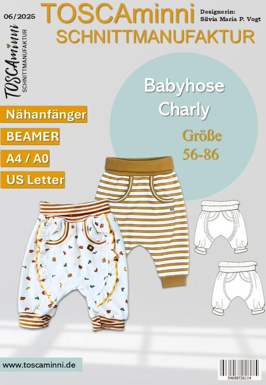 Schnittmuster Babyhose Charly – Pumphose | Beamerdatei image number 2