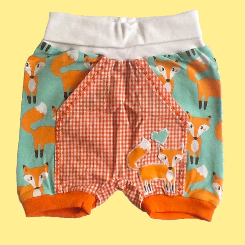 Kids Shorts für Stoffmix mit Taschen MiniBix ♥ Gr. 68-134 image number 9