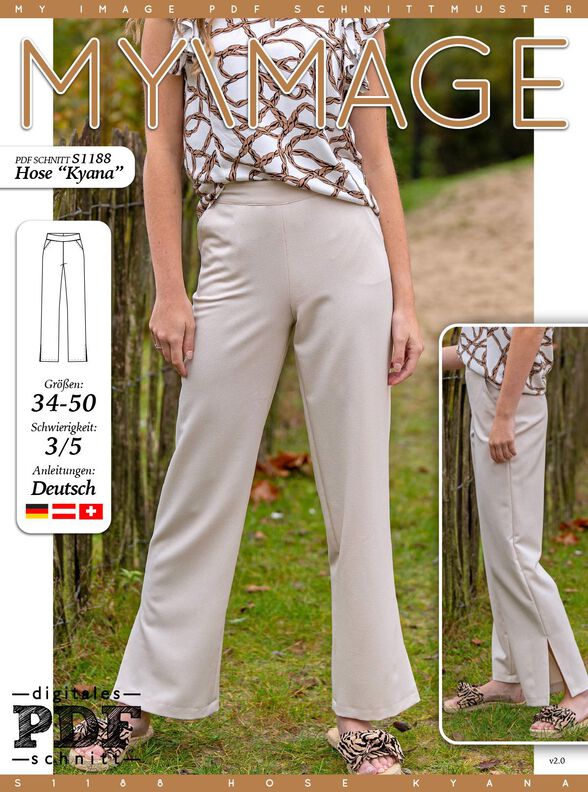 Hose Kyana N&auml;hanleitung + Schnitt image number 7