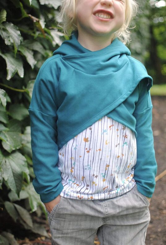 Kombi E-Book cropped Hoodie Gr. 68 - 140 image number 3