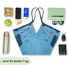 Shopper Tasche aus Jeans nähen mit Innenfutter thumbnail number 3