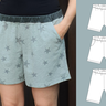 Luca – Damen-Shorts mit Taschen und Gummizug Gr. 34-50 A4+A0 thumbnail number 5