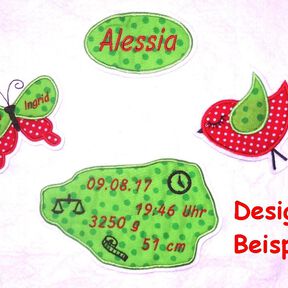 Stickdatei zur Geburt  ♥ Baby 18 Dateien