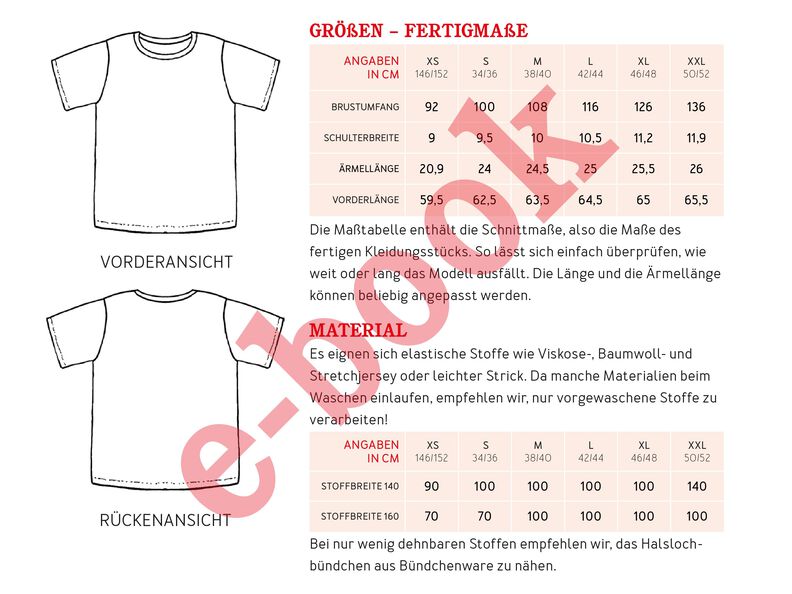 FRAU AMY - Boyfriend T-Shirt XS-XXL image number 9