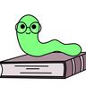 Bücherwurm Applikationsvorlage PDF thumbnail number 3
