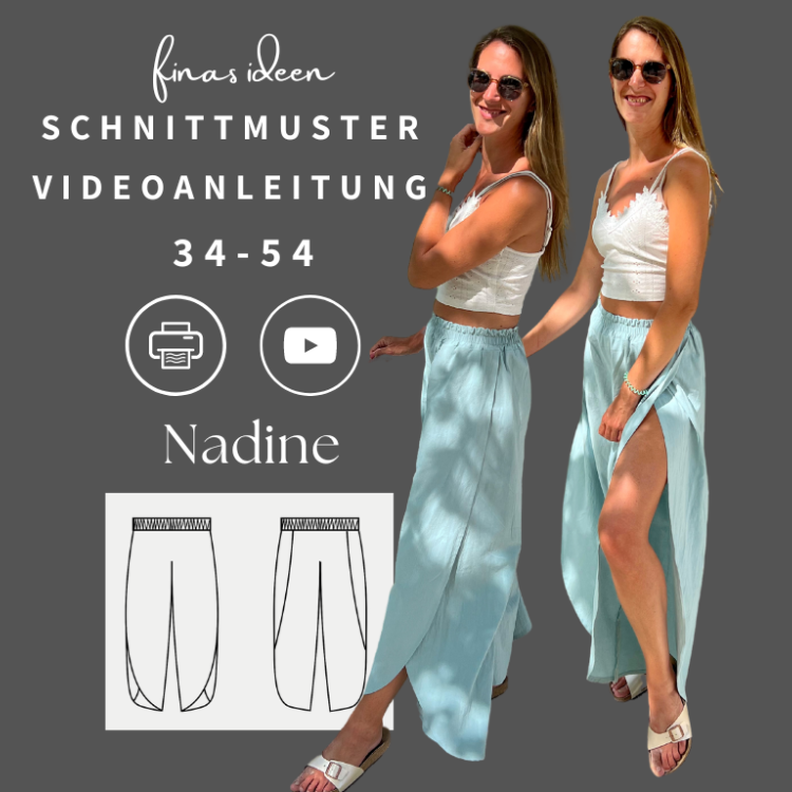 Wickelhose, Haremshose, Yogahose 34-54 image number 1