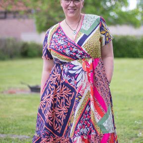  Maxikleid MARINGA (46-56) Damen Kleid Schnittmuster