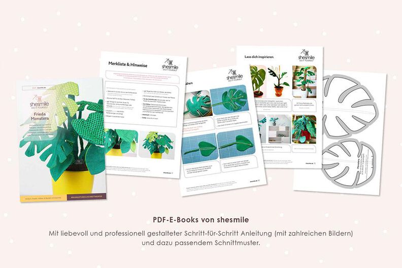 Zimmerpflanze Monstera (Nähanleitung & Schnittmuster) image number 3