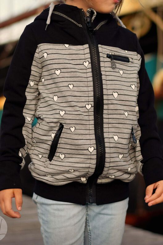Sweatjacke Kinder Schnittmuster Gr. 74-176 - Paco #123 image number 10