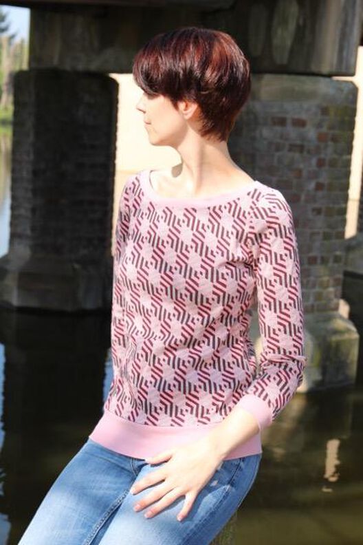 Shirt "Rose", Schnittmuster und Nähanleitung Gr. 158-46 image number 2