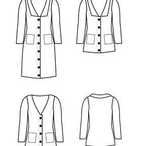 MELINA Strickjacke PDF-Schnittmuster 