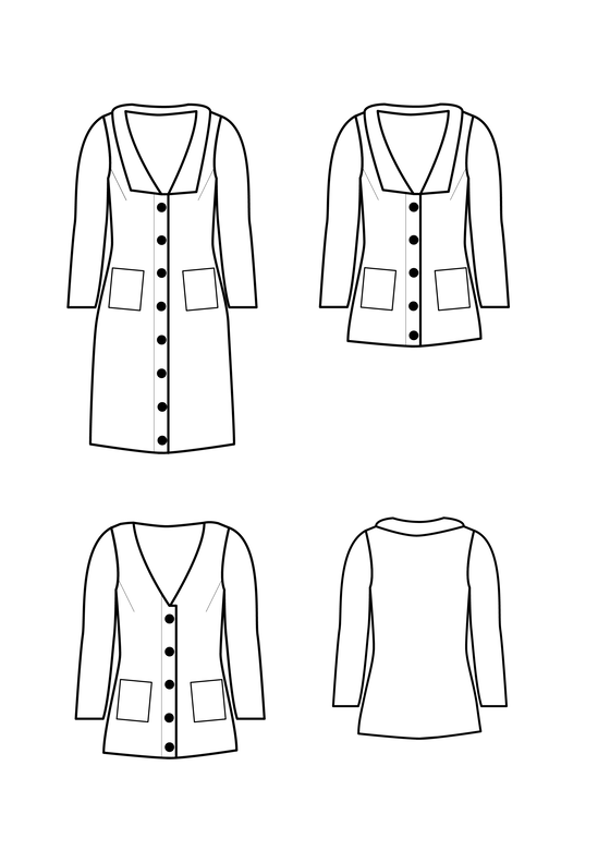 MELINA Strickjacke PDF-Schnittmuster  image number 2