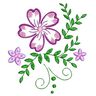 Stickdatei Blume verschiedene Größen thumbnail number 1