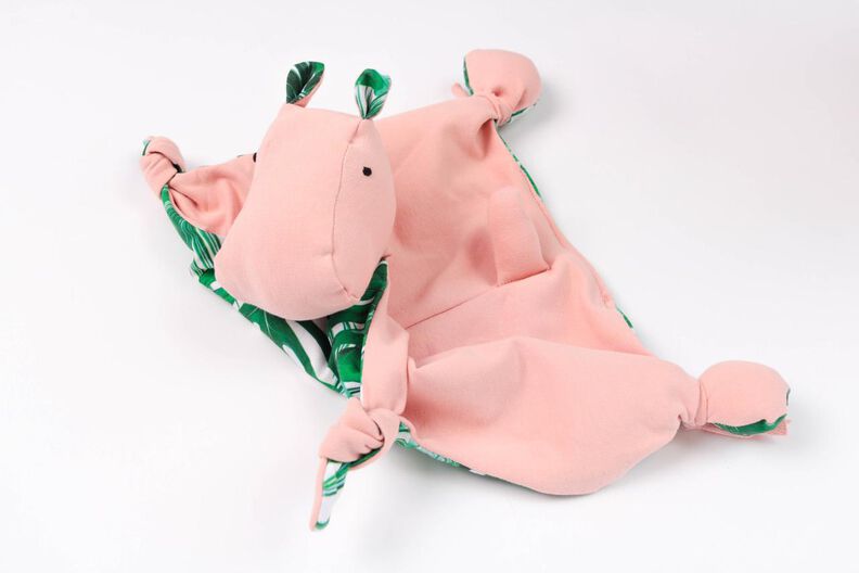  “Hippo HELGA” Schmusetuch / Schnuffeltuch Schnittmuster image number 8