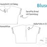 Bluse Kaja | locker & weit | 34 – 50 | A4, A0, Beamer thumbnail number 5
