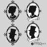 Plotterdatei Scherenschnitt Frau + Mann (DXF, SVG, PNG, JPG) thumbnail number 1