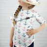 *Kids Basicshirt* Shirt mit vielen Teilungen, runder Saum thumbnail number 4