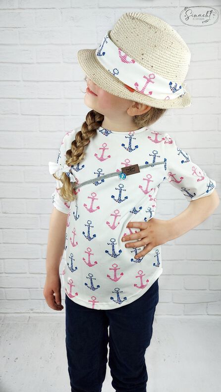 *Kids Basicshirt* Shirt mit vielen Teilungen, runder Saum image number 4