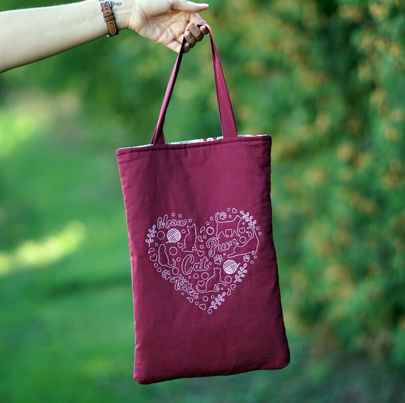 Wendebeutel nähen Beutel Tasche zum wenden Reißverschluss image number 5